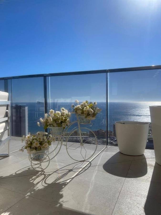 Sunset Waves Benidorm Julieta Vistas Al Mar Premium 200 Mt2 Con Jacuzzi En Terraza Apartment Ngoại thất bức ảnh