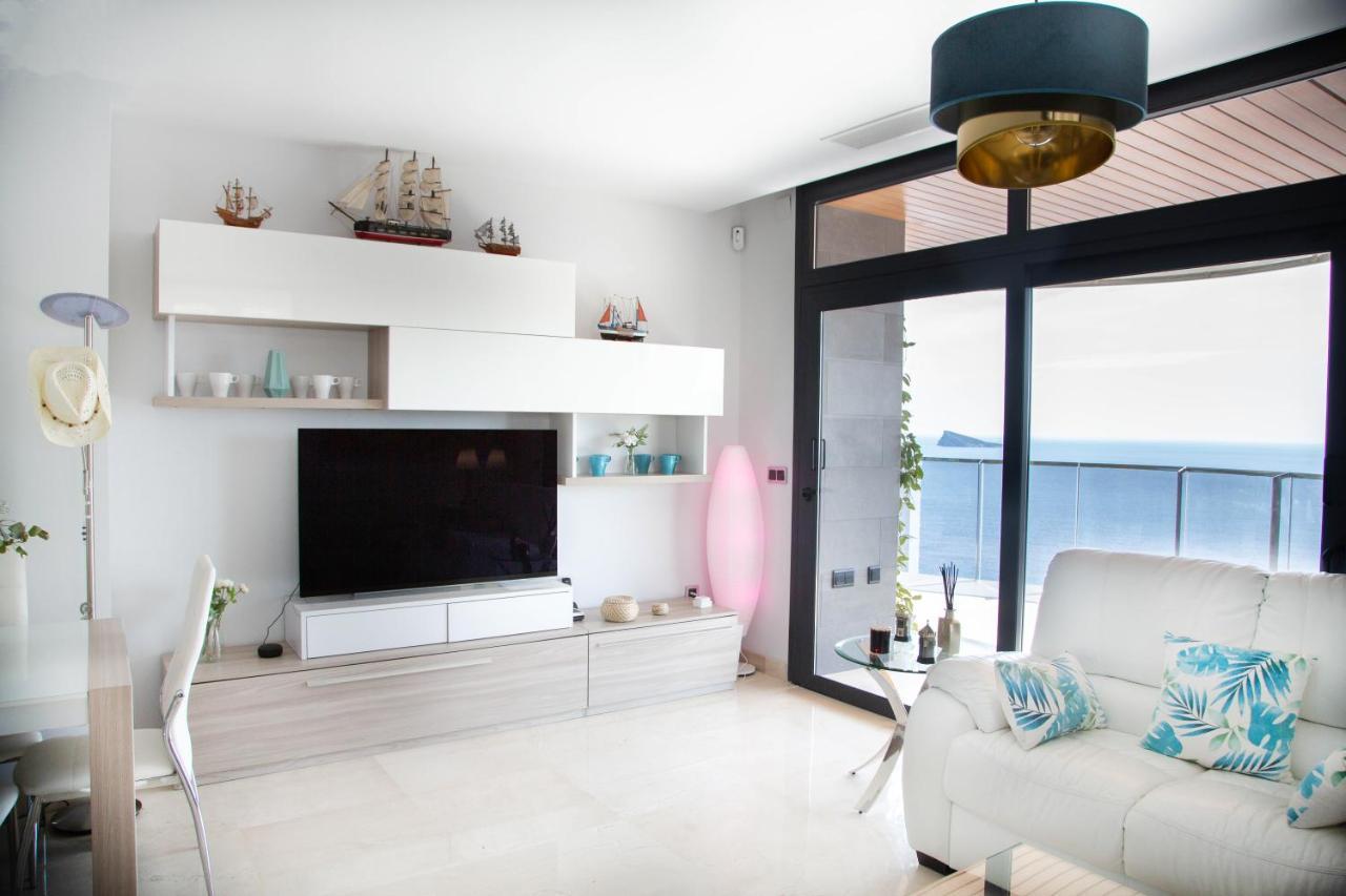 Sunset Waves Benidorm Julieta Vistas Al Mar Premium 200 Mt2 Con Jacuzzi En Terraza Apartment Ngoại thất bức ảnh