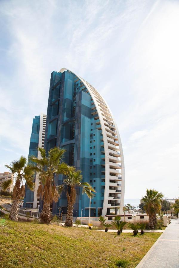 Sunset Waves Benidorm Julieta Vistas Al Mar Premium 200 Mt2 Con Jacuzzi En Terraza Apartment Ngoại thất bức ảnh