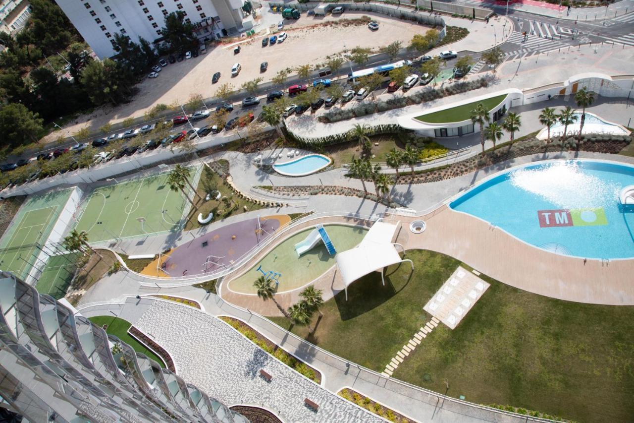 Sunset Waves Benidorm Julieta Vistas Al Mar Premium 200 Mt2 Con Jacuzzi En Terraza Apartment Ngoại thất bức ảnh
